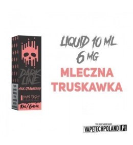 Liquid DARK LINE 10ml - Milk Strawberry 6mg