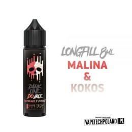 Longfill DARK LINE Double 8/60ml - Raspberry & Coconut