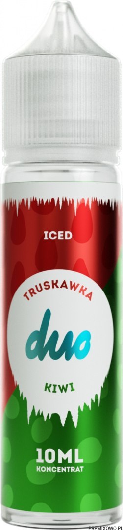 Longfill DUO ICED koncentrat 10/60ml - TRUSKAWKA KIWI