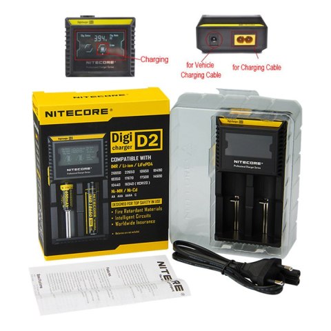 Ładowarka - Nitecore Digicharger D2 Ładowarka - Nitecore Digicharger D2