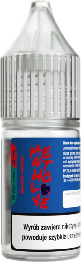 Liquid Mentholove Nicotine Black Heart - 18mg