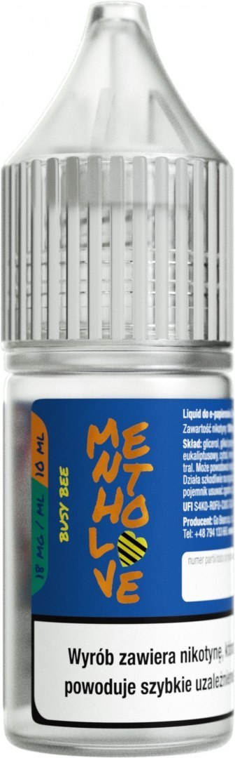 Liquid Mentholove Nicotine - Busy Bee 18mg