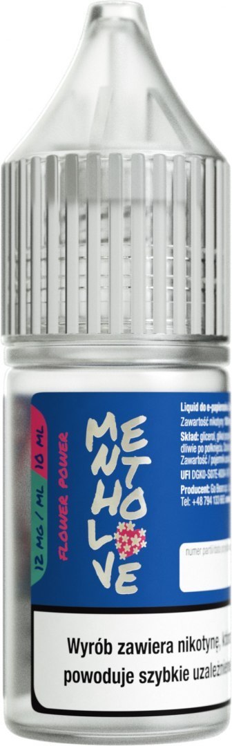 Liquid Mentholove Nicotine - Flower Power 12mg Liquid Mentholove Nicotine - Flower Power 12mg