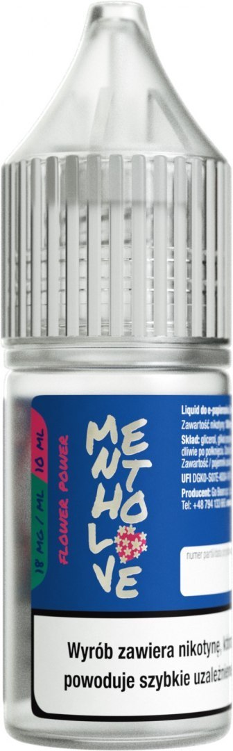 Liquid Mentholove Nicotine - Flower Power 18mg