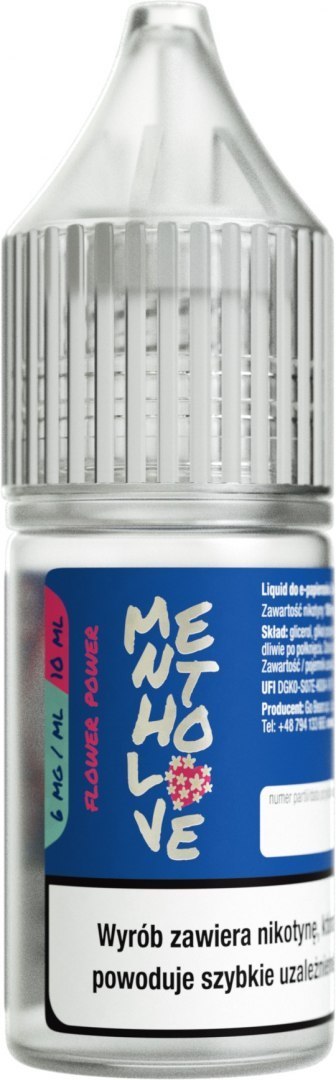 Liquid Mentholove Nicotine - Flower Power 6mg