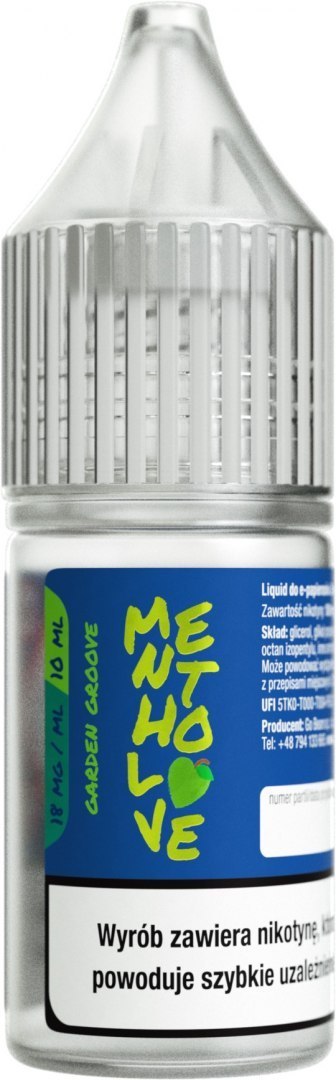 Liquid Mentholove Nicotine - Garden Groove 18mg