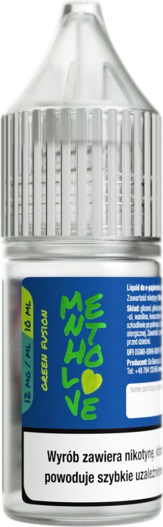 Liquid Mentholove Nicotine - Green Fusion 12mg