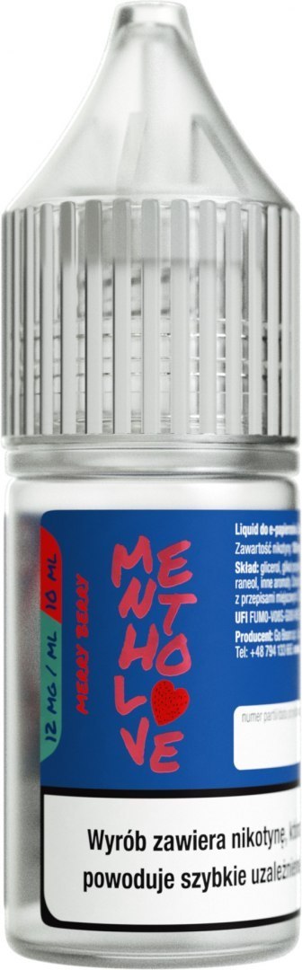 Liquid Mentholove Nicotine - Merry Berry 12mg