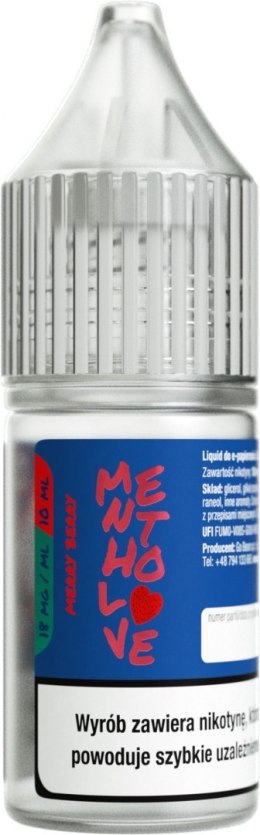 Liquid Mentholove Nicotine Merry Berry - 18mg