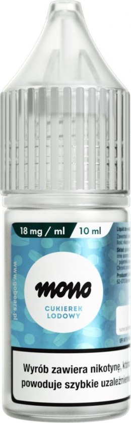 Liquid MONO nicotine - Cukierek Lodowy 18mg