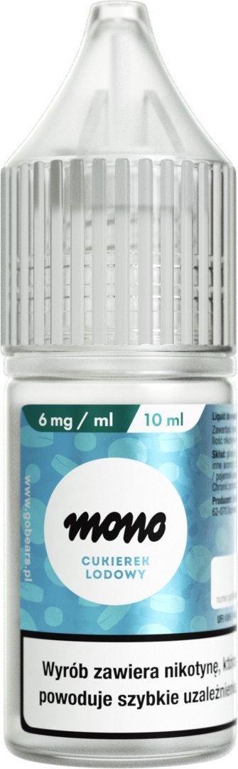 Liquid MONO nicotine - Cukierek Lodowy 6mg