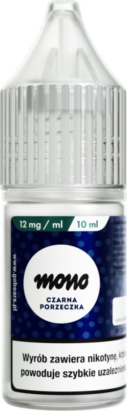 Liquid MONO nicotine - Czarna Porzeczka 12mg