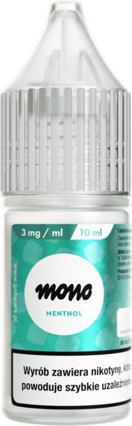 Liquid MONO nicotine - Menthol - 3mg