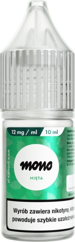 Liquid MONO nicotine - Mięta 6mg
