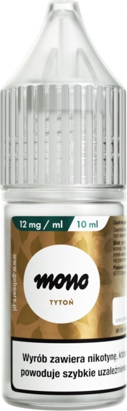 Liquid MONO nicotine - Tytoń 6mg