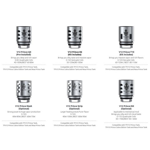 Grzałka SMOK TFV12 Prince Strip 0.15ohm Grzałka SMOK TFV12 Prince Strip 0.15ohm