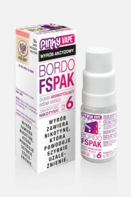 Liquid Pinky Vape - Bordo Fspak 6mg 10ml