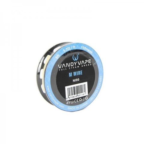 Ni80 Mesh wire 100mesh 5ft (1.2 OHM/ft)- Vandy Vape Ni80 Mesh wire 100mesh 5ft (1.2 OHM/ft)- Vandy Vape