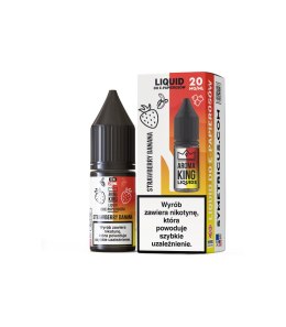 Liquid Aroma King Salt 10 ml - Strawberry Banana 20 mg