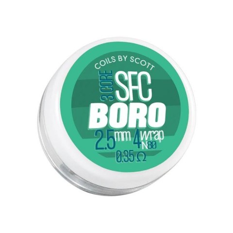 Coils by Scott 3 Core SFC Boro 0.35ohm NI 80