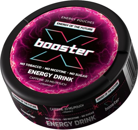 Woreczki kofeinowe X-BOOSTER Energy Drink 20mg Woreczki kofeinowe X-BOOSTER Energy Drink 20mg