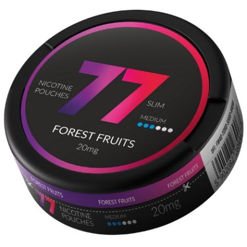 Woreczki nikotynowe 77 Forest Fruits 10.4mg Woreczki nikotynowe 77 Forest Fruits 10.4mg