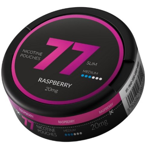 Woreczki nikotynowe 77 Raspberry 10.4mg Woreczki nikotynowe 77 Raspberry 10.4mg