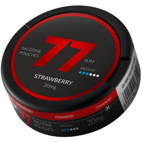 Woreczki nikotynowe 77 Strawberry 10.4mg Woreczki nikotynowe 77 Strawberry 10.4mg