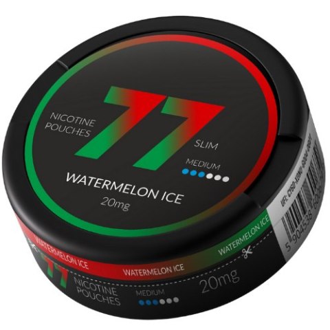 Woreczki nikotynowe 77 Watermelon Ice 10.4mg Woreczki nikotynowe 77 Watermelon Ice 10.4mg