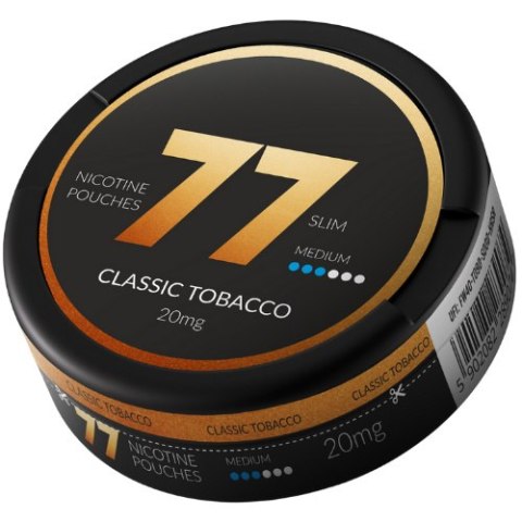 Woreczki nikotynowe 77 Classic Tobacco 10.4mg Woreczki nikotynowe 77 Classic Tobacco 10.4mg