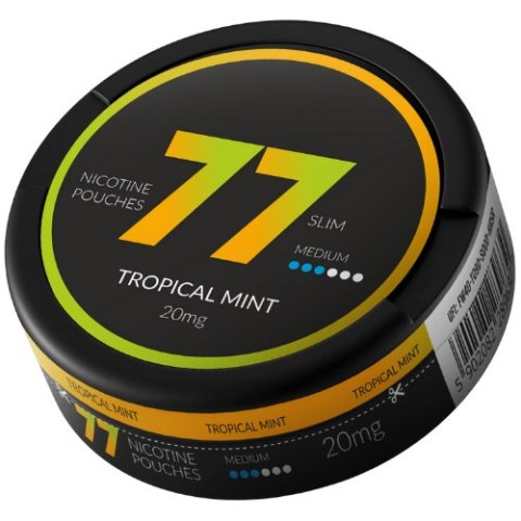 Woreczki nikotynowe 77 Tropical Mint 10.4mg Woreczki nikotynowe 77 Tropical Mint 10.4mg