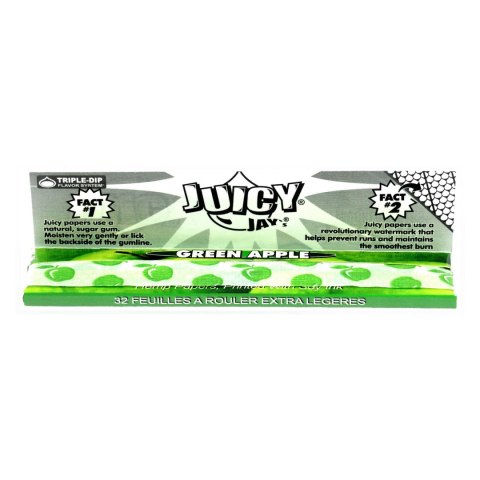 Bibułki Juicy Jay's Slim KS Zielone Jabłuszko Bibułki Juicy Jay's Slim KS Zielone Jabłuszko