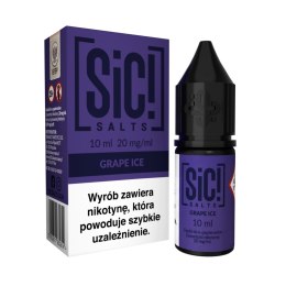 Liquid Sic Salts 10ml - Grape Ice 20mg