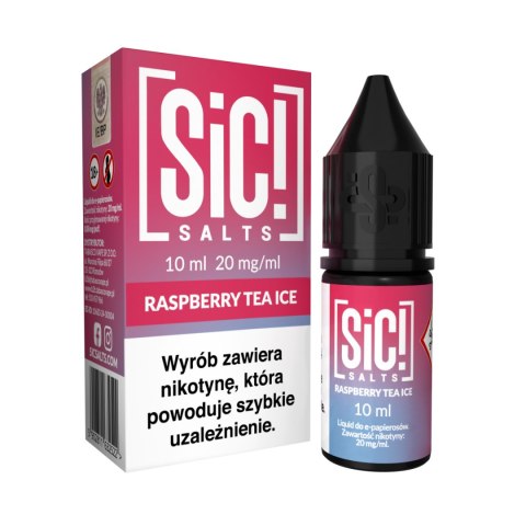 Liquid Sic Salts 10ml - Raspberry Tea Ice 20mg