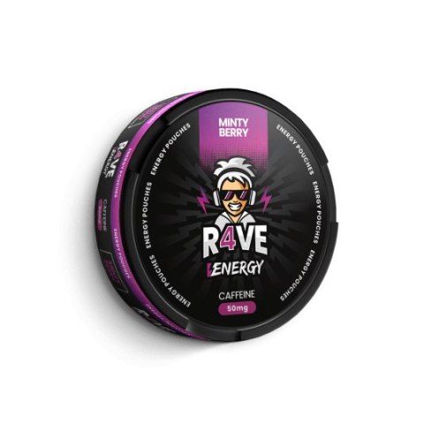 Woreczki Kofeinowe R4VE 50mg - Minty Berry Woreczki Kofeinowe R4VE 50mg - Minty Berry