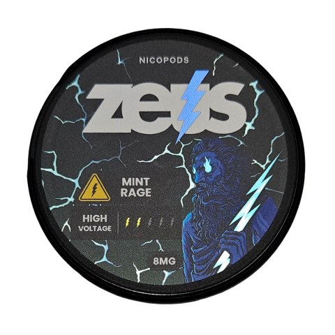 Woreczki Nikotynowe Zeus Light - Mint Rage 8mg Woreczki Nikotynowe Zeus Light - Mint Rage 8mg
