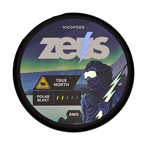 Woreczki Nikotynowe Zeus Light - True North 8mg Woreczki Nikotynowe Zeus Light - True North 8mg
