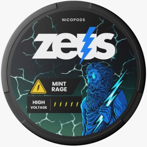 Woreczki Nikotynowe Zeus - Mint Rage 50mg Woreczki Nikotynowe Zeus - Mint Rage 50mg