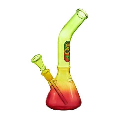 Bongo Green Rasta Beaker 23cm Bongo Green Rasta Beaker 23cm