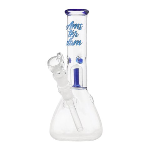 Bongo Mini Amsterdam 18cm / 18.8mm Niebieskie Bongo Mini Amsterdam 18cm / 18.8mm Niebieskie