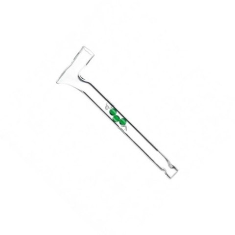 Lufka - Szklana S1 Green Spherule Corner 12 cm Lufka - Szklana S1 Green Spherule Corner 12 cm