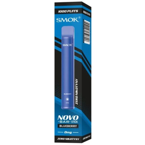 E-papieros Jednorazowy Smok NOVOBAR Stick - Blueberry 0mg