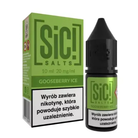 Liquid Sic Salts 10ml - Gooseberry Ice 20mg