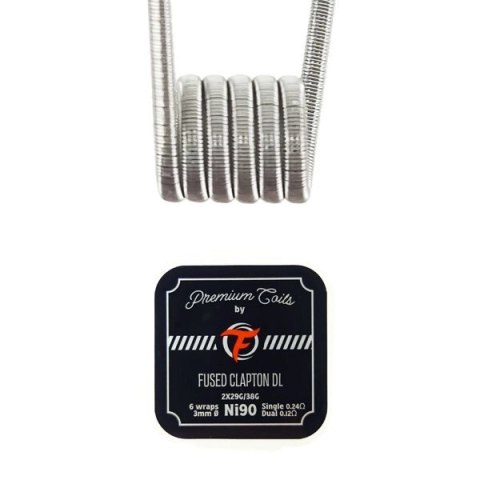 Fused Clapton DL Ni90 0.24 OHM - fumytech Fused Clapton DL Ni90 0.24 OHM - fumytech