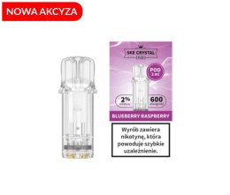 *NOWA AKCYZA* Wkład Crystal Plus Blueberry Rasberry 20mg 600+
