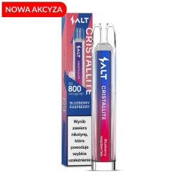 CRISTALLITE 800 Puffs Blueberry Raspberries 20mg (A25)