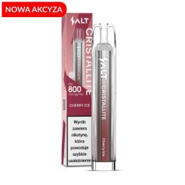 *NOWA AKCYZA* CRISTALLITE 800 Puffs Cherry Ice 20mg