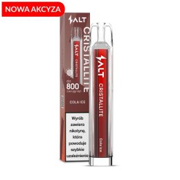 *NOWA AKCYZA* CRISTALLITE 800 Puffs Cola Ice 20mg