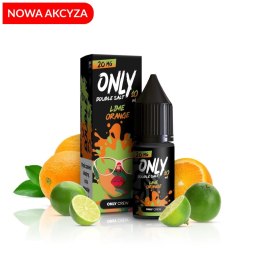 *NOWA AKCYZA* Liquid Only Double Salt 10ml - Lime Orange 20mg