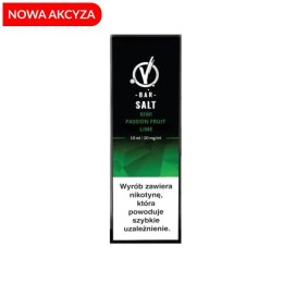 *NOWA AKCYZA* Liquid VBar Salt 10ml - Kiwi Passion Fruit Lime 20mg